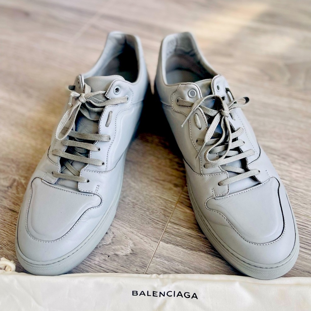 Balenciaga leather sneakers for men